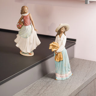 Scultura "Cestino Con Fiori" Nao