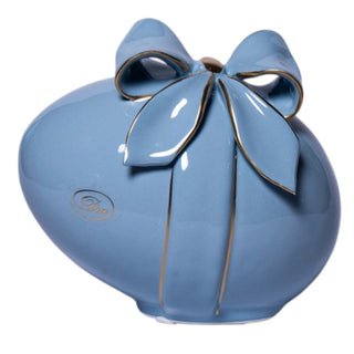 Uovo Decorativo Dea Polvere Capodimonte h.13 cm.