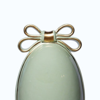 Uovo Decorativo Verde Dea Capodimonte h.18 cm.