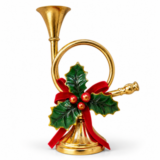 Candeliere "Emozioni di Natale" Fiori di Lena h.28 cm.