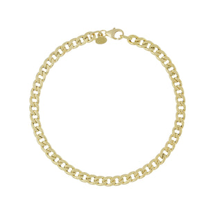 Bracciale Maglia Cubana Oro Giallo 18 kt.