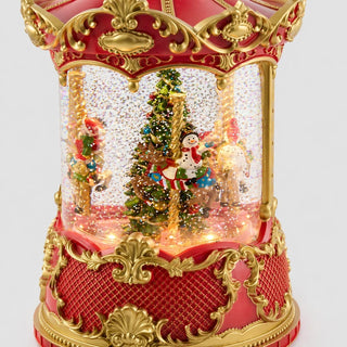 Decoro Giostra Carosello Led EDG h.22 cm.