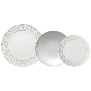 Servizio di Piatti+Caffè Per 12 Persone 36 Pz. "Tac Skin Gold" Rosenthal