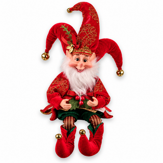 Elfo Natalizio Santa Claus Sara's Idea h. 47 cm