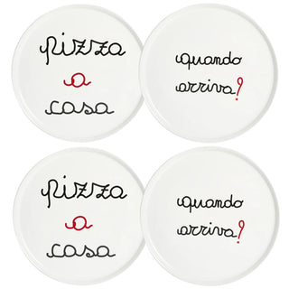 Set 4 Piatti Pizza Simple Day 31.5 cm.