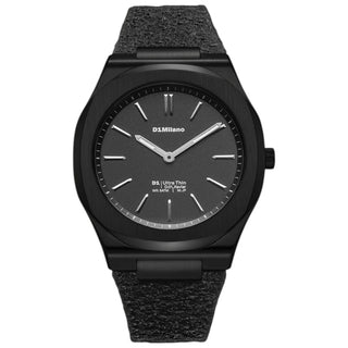 Orologio Solo Tempo Black Kevlar "Ultra Thin" D1 Milano