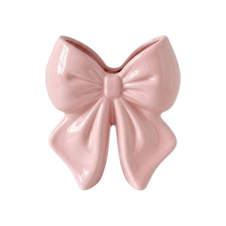 Bomboniera Vaso Fiocco Rosa
