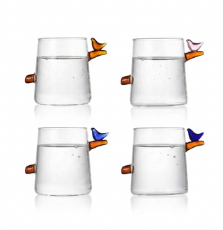 Set 4 Bicchieri Acqua "Birds" Ichendorf Milano