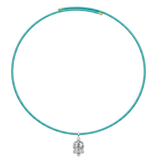 Choker Magnetico con Campanella in Argento 925%