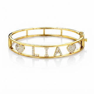 Bracciale Manetta Con Nome Personalizzabile in Argento 925%