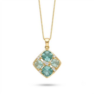 Collana Pietre Luxury in Argento 925%