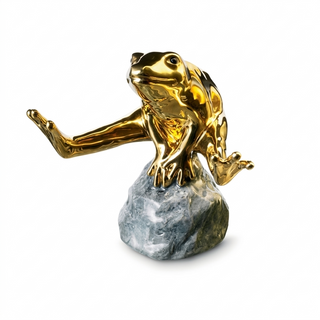 Scultura Rana Gold Royal Copenhagen