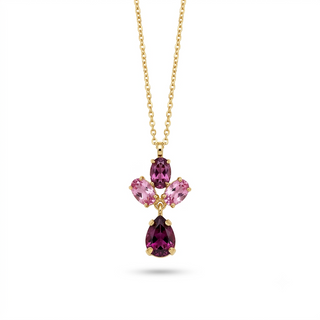 Collana Gemme in Argento 925%