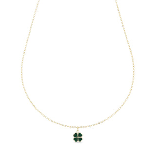 Collana Quadrifoglio Oro Giallo 18 kt.