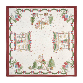 Centrotavola "La Giostra di Amelie" Nuvole di Stoffa 120x120 cm.