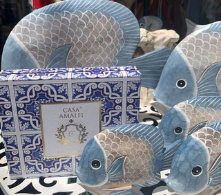 Bomboniera Gift Set Grande da 3 Saponi Blue Maiolica Casa Amalfi