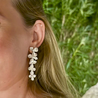 Orecchini Foglie in Argento 925%