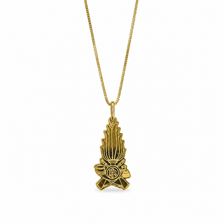 Collana Guardia di Finanza Gold in Argento 925%