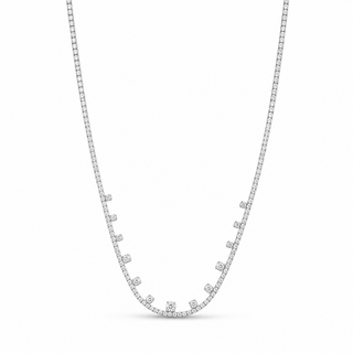 Collana Tennis Luxury In Argento 925%
