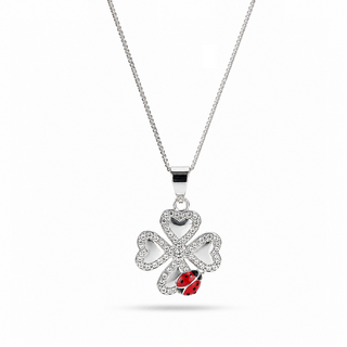 Collana Quadrifoglio In Argento 925%