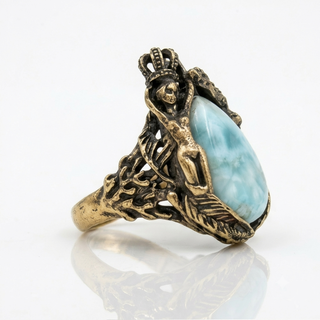 Anello Pietra Larimar Alcozer & J