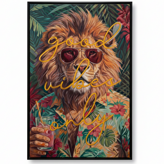 Quadro Good Vibes Garpe Interiores 80sx4x120 cm.