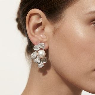 Orecchini Foglie in Argento 925%