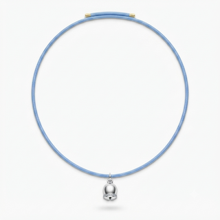 Choker Magnetico con Campanella in Argento 925%