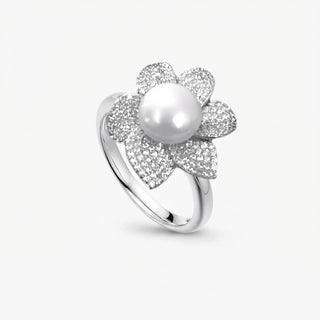 Anello Foglie Regolabile in Argento 925%