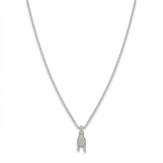 Collana con Corna Portafortuna in Argento 925%