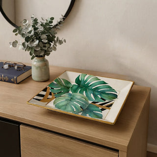 Svuotatasche “Palm” Fade Maison 24x24 cm.