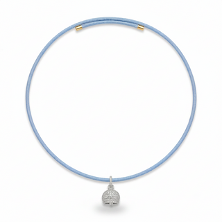 Choker Magnetico con Campanella Capri  in Argento 925%