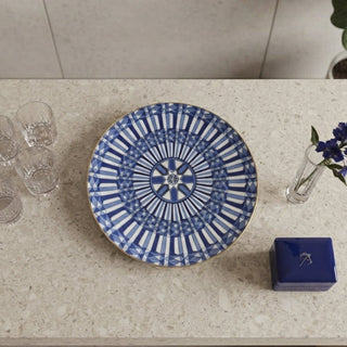 Bomboniera Piatto "Arcadia Blu" Baccarat Ø16 cm.