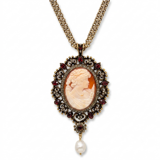 Collana Cammeo Vintage Alcozer & J