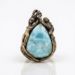 Anello Pietra Larimar Alcozer & J