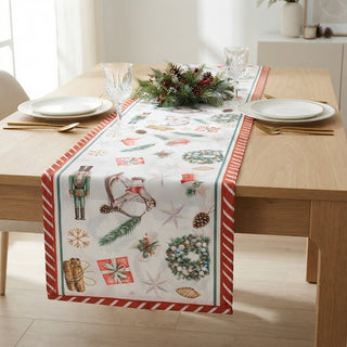 Bomboniera Runner Christmas Pattern 30x180 cm.