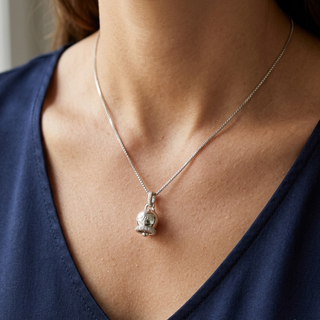 Collana Campanella Capri in Argento 925%