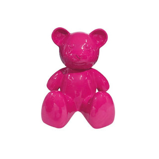 Scultura Teddy Bear Decò Pink "Juliarte" Onlylux