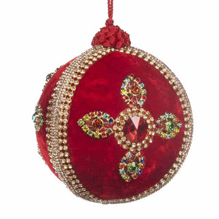 Set 3 Sfere Natalizie Jewel Cross Ball Goodwill 10 cm.