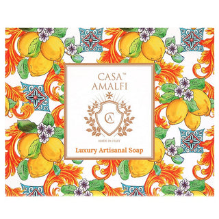Bomboniera Gift Set Grande da 3 Saponi Lemon Maiolica Casa Amalfi