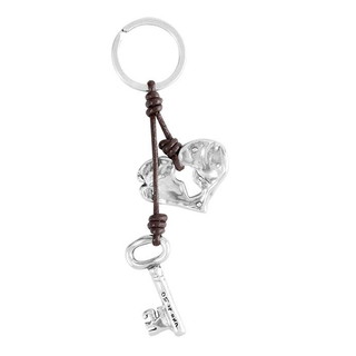 Portachiavi "Key Ring In Leather And Metal" UNOde50