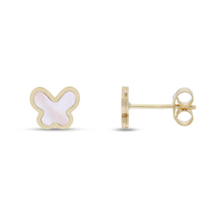 Orecchini Farfalla Oro Giallo 18 kt.