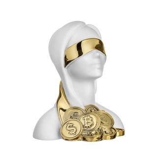 Scultura Dea Bendata I Vulcanici Bongelli Preziosi 18xh.22 cm.