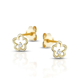 Orecchini Baby Twinki Fiore L’Or 9 Carati