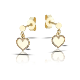 Orecchini Cuore Dana L’Or 9 Carati