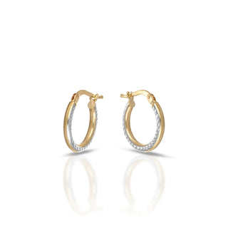 Orecchini Cerchio LatoC Dana L’Or 9 Carati