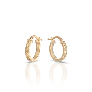 Orecchini Cerchio Flat Dana L’Or 9 Carati