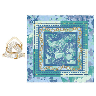 Set Ferma Carrè+Foulard Barbieri Creazioni