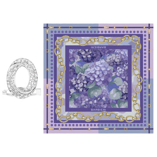 Set Ferma Carrè+Foulard Barbieri Creazioni