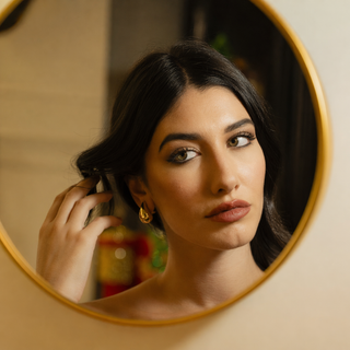 Orecchini A Goccia "Drop Gold" in Argento 925%